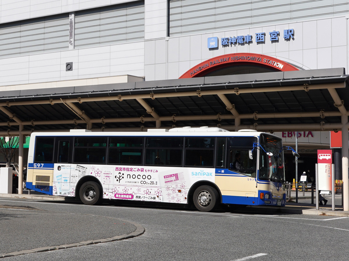 阪神西宮駅前での停留