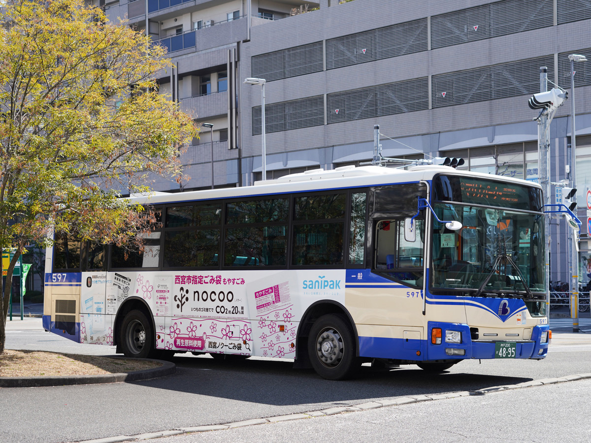 阪神西宮駅前バスロータリー