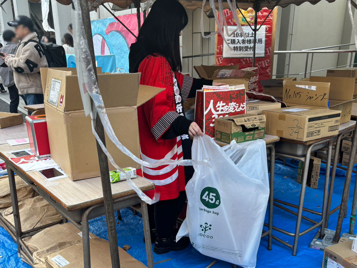 三田祭で実際に使用された様子