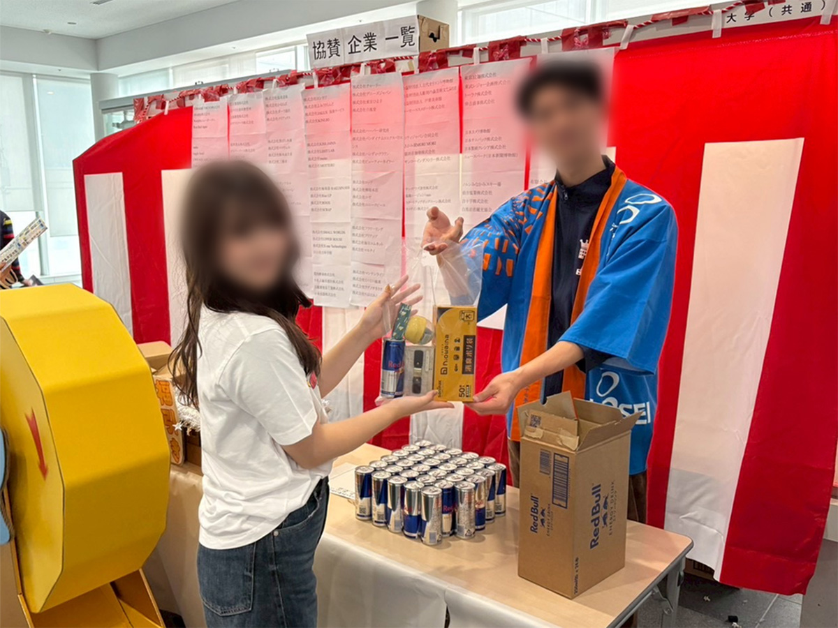 自主法政祭で実際に使用された様子