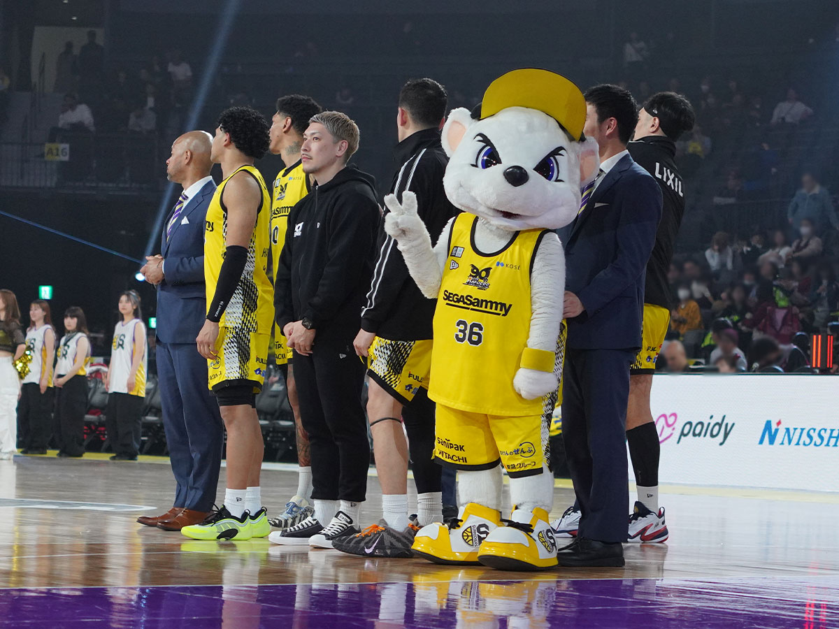 サンロッカーズ渋谷マスコット「サンディー」