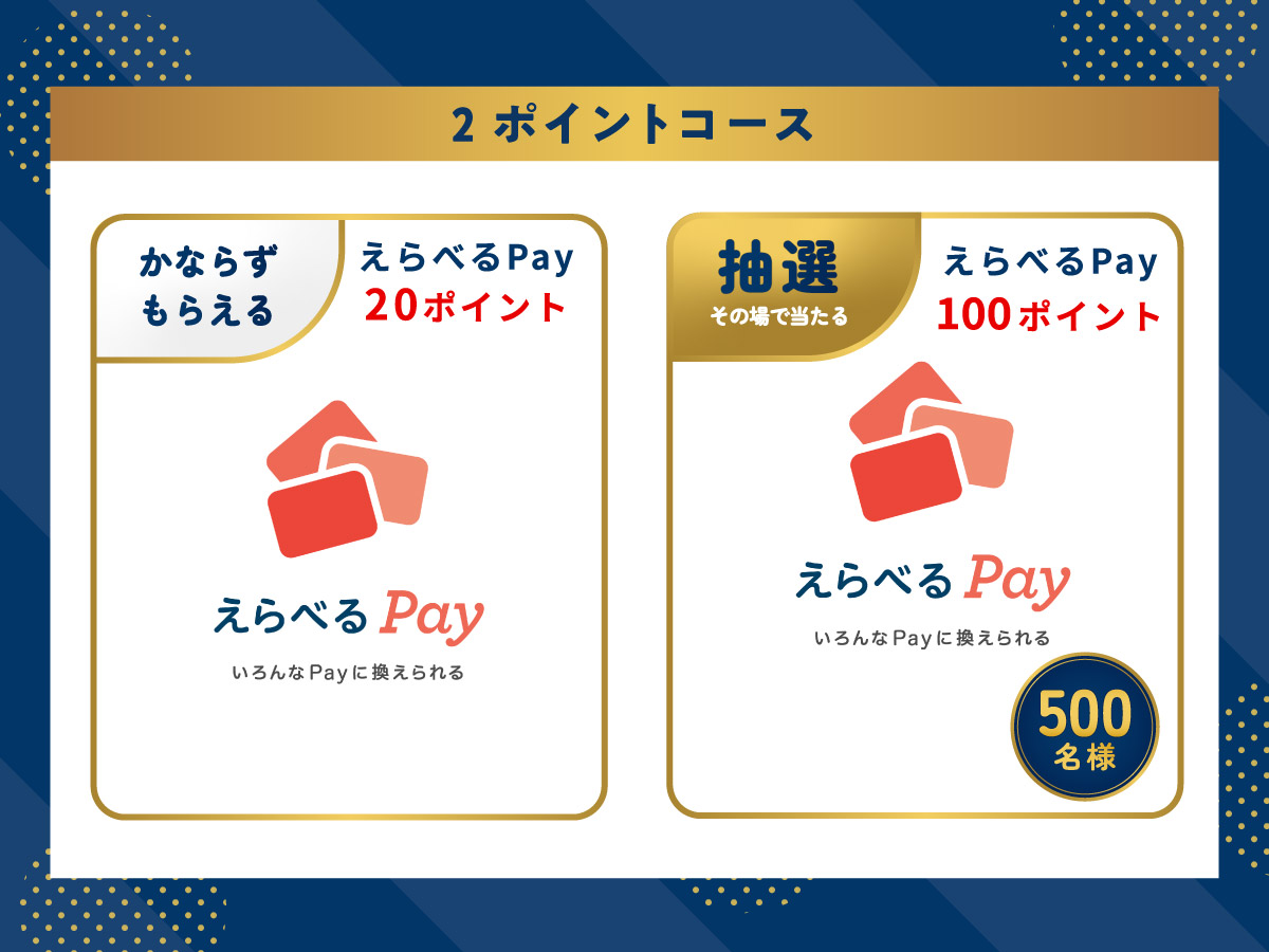 サニパック ポイントプログラム　2ポイントコース