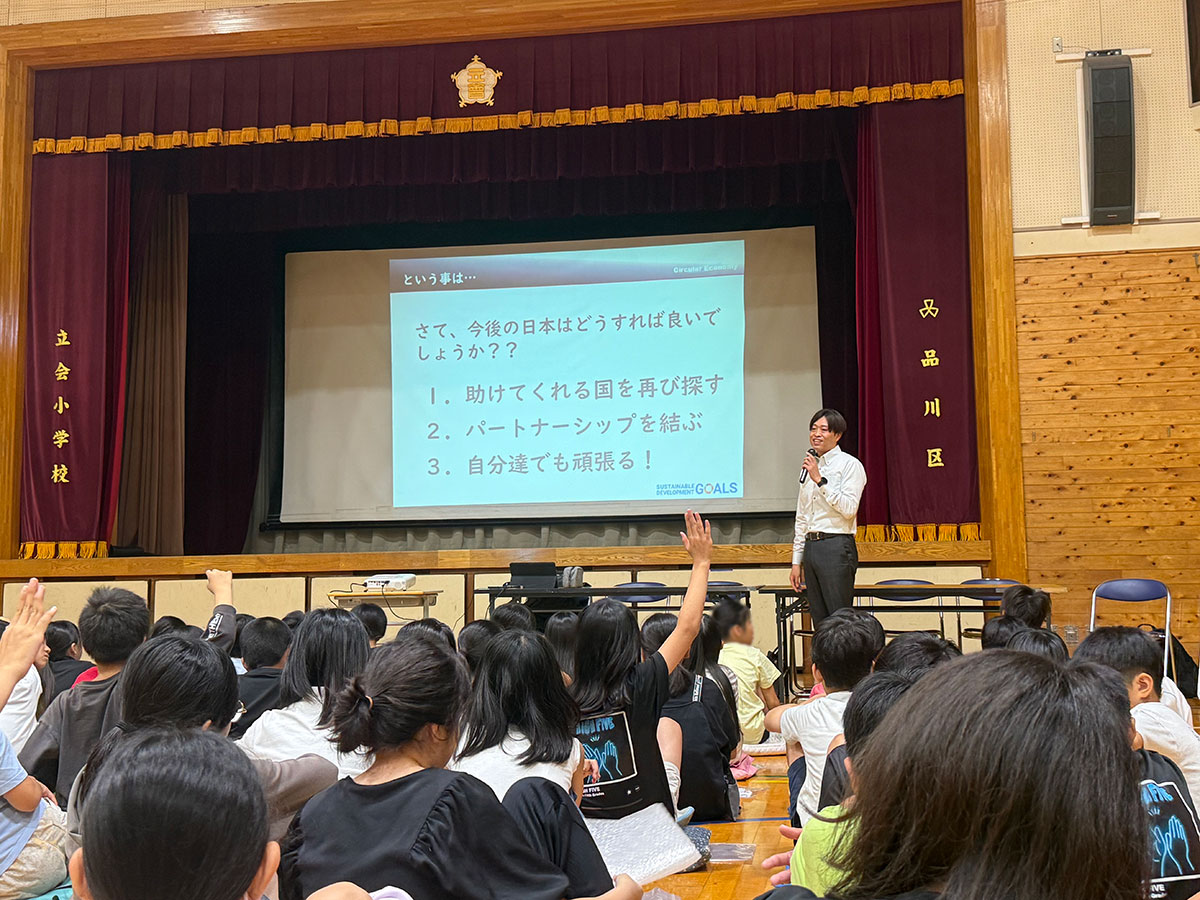 クイズもたくさんある楽しい授業でした。