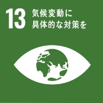 SDGs 13 気候変動に具体的な対策をのロゴ画像